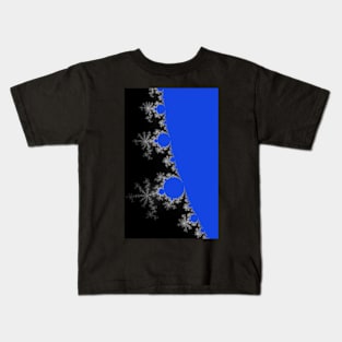 Mandelbrot Set Fractal Detail I blue Kids T-Shirt